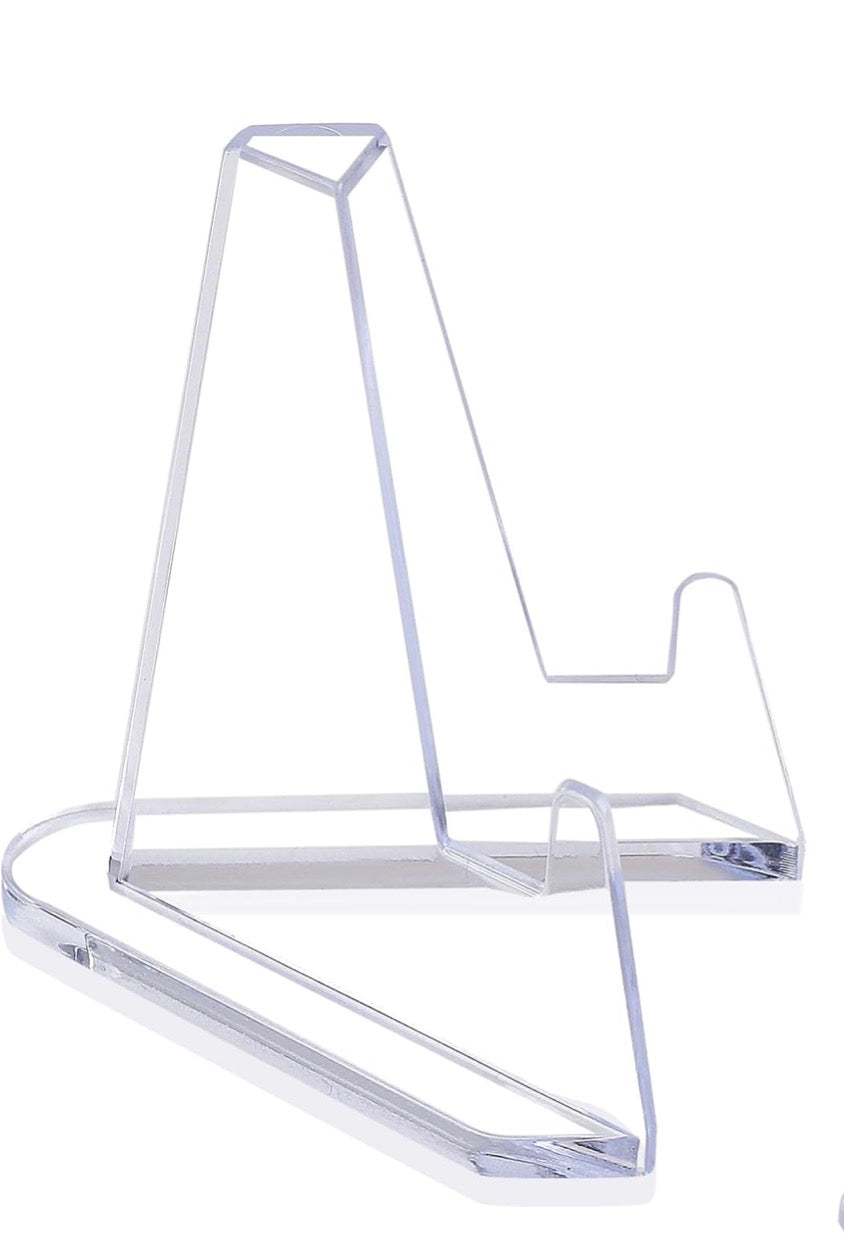 Clear Acrylic Trading Card Display Stand